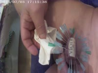 Man loves torturing his dick for pleasure